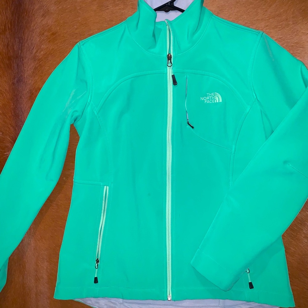 Kelly Green North Face Coat